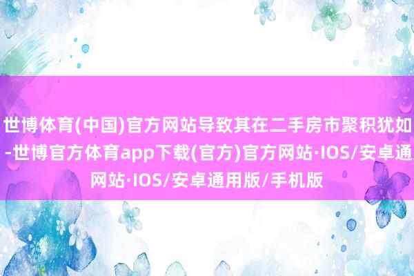 世博体育(中国)官方网站导致其在二手房市聚积犹如“烫手山芋”-世博官方体育app下载(官方)官方网站·IOS/安卓通用版/手机版