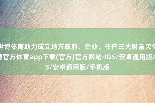 世博体育助力成立地方政府、企业、住户三大财富欠债表-世博官方体育app下载(官方)官方网站·IOS/安卓通用版/手机版