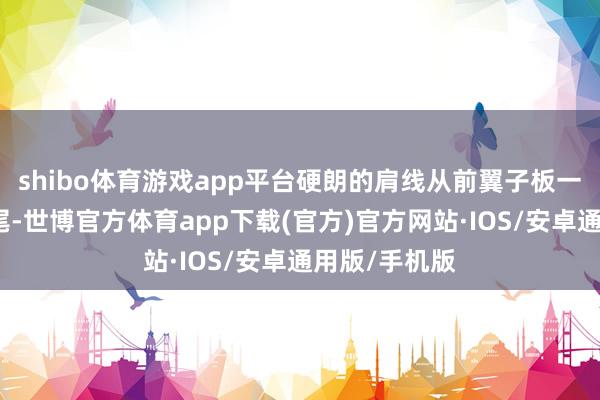 shibo体育游戏app平台硬朗的肩线从前翼子板一直延长至车尾-世博官方体育app下载(官方)官方网站·IOS/安卓通用版/手机版