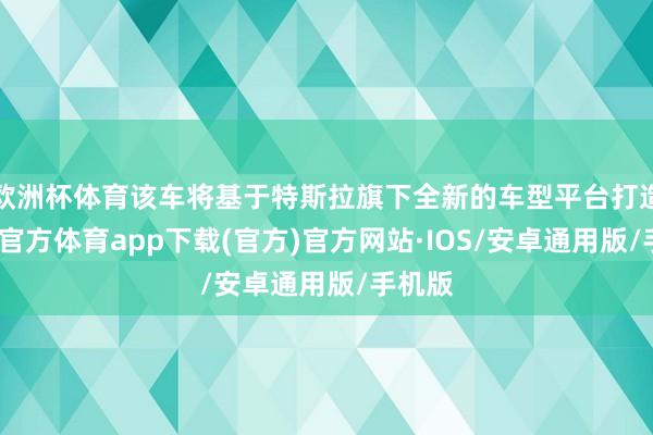 欧洲杯体育该车将基于特斯拉旗下全新的车型平台打造-世博官方体育app下载(官方)官方网站·IOS/安卓通用版/手机版