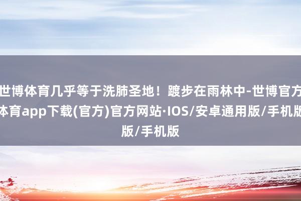 世博体育几乎等于洗肺圣地！踱步在雨林中-世博官方体育app下载(官方)官方网站·IOS/安卓通用版/手机版